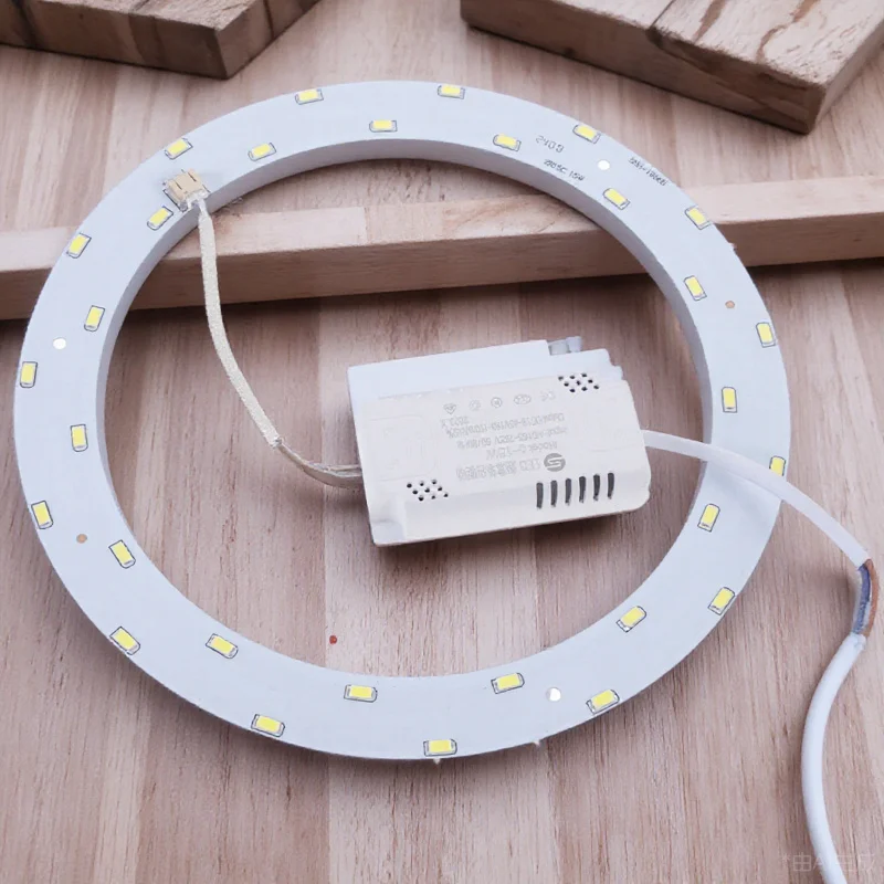 

15W 220V-240V Smd 5730 30-LED Round Magnetic LED Light Board for Flush Mount Ceiling Light Pure White Panel Replacement