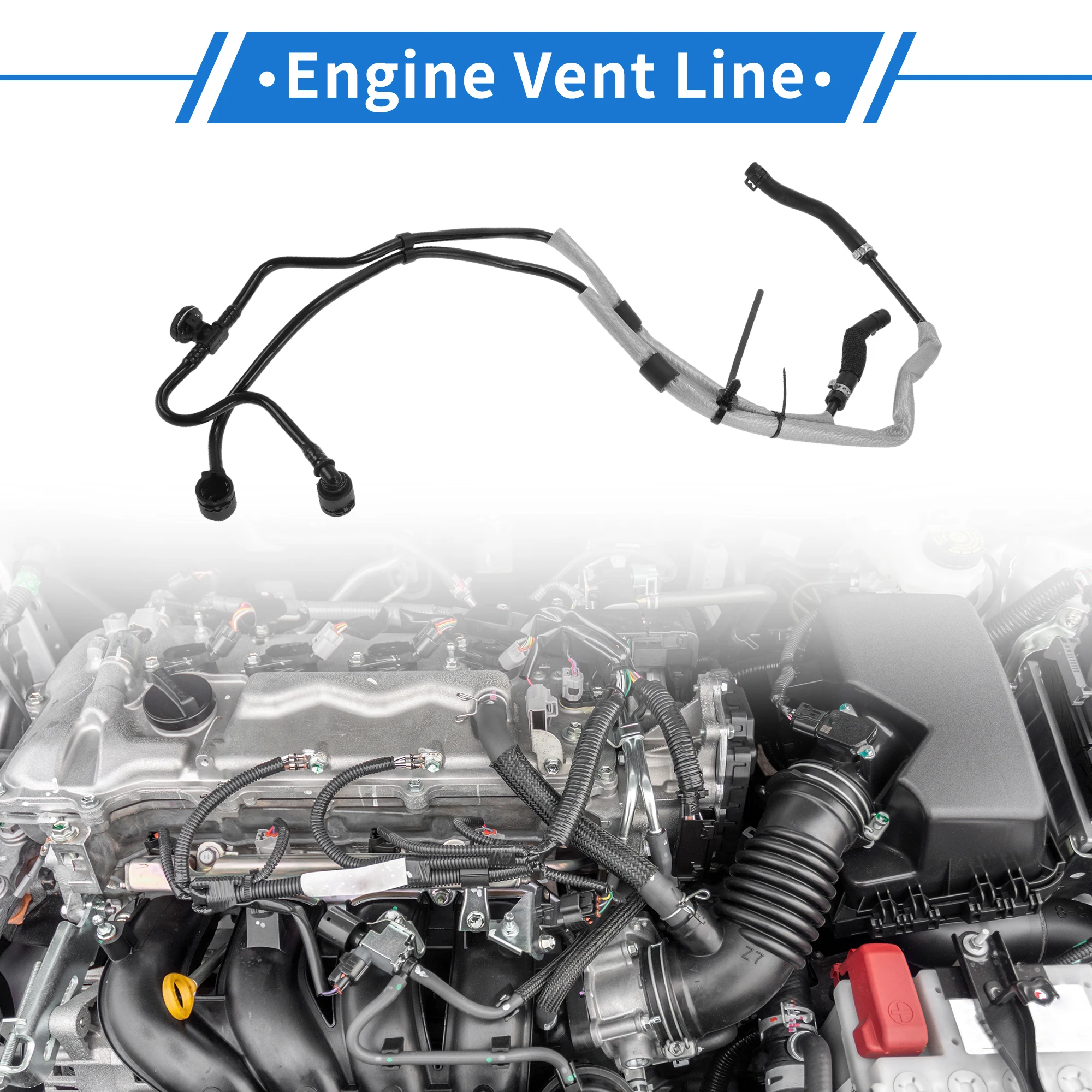 

Вентиляционная линия двигателя UXCELL для Mercedes-Benz E-Class E200 2017-2019 E250 2016-2019