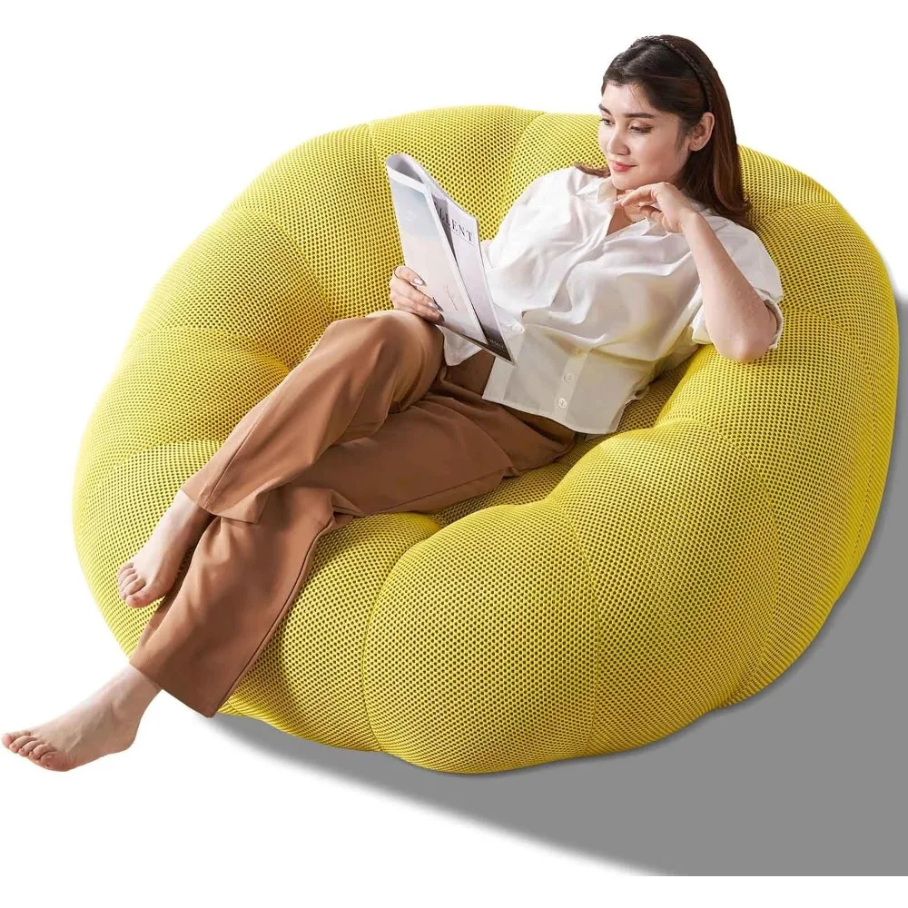 

Adult Bean Bag Chair, Memory Foam Bean Bag Chair with Filling, Premium Lounge Seat for Living Room, Bedroom & Balcony - Comforta