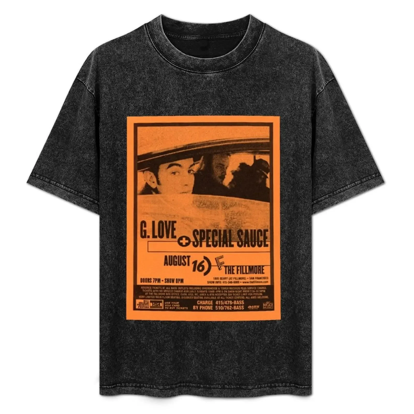 

G. Love & Special Sauce Handbill T-Shirt topping shirts graphic tee rapper graphic tees funny shirt cotton compression shirt men