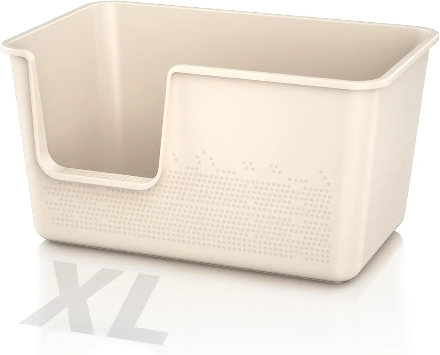 

Cat Litter Box with High Sided,24.8" Lx11.4 Wx13.0 H,Extra Large Cat Litter Box for Big Cats,XL Jumbo Kitty Litter Box