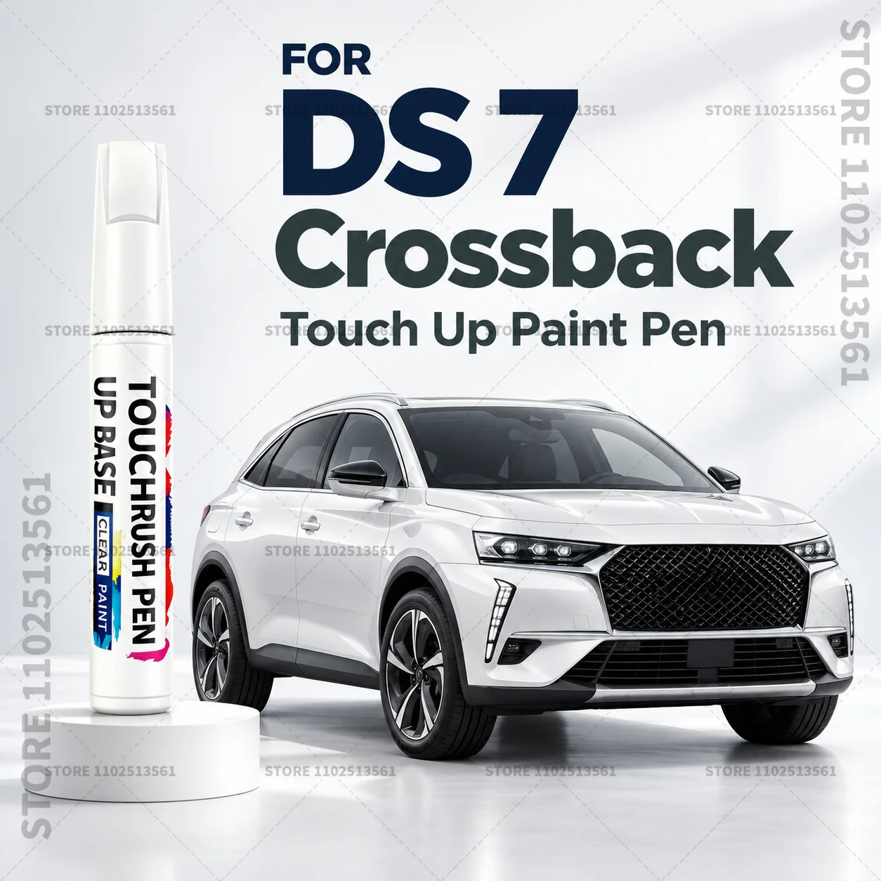 Car Scratch Remover Paint Pen Touch Up Marker for Auto Body Repair Door Bumper Fender Accessories For 2017-2025 DS 7 Crossback