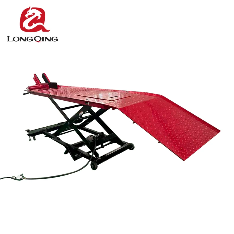 

Pneumatic Lifter Jack Lifting Platform Motorcycle Stand Lift Hydraulic Motorcycle Lift Table