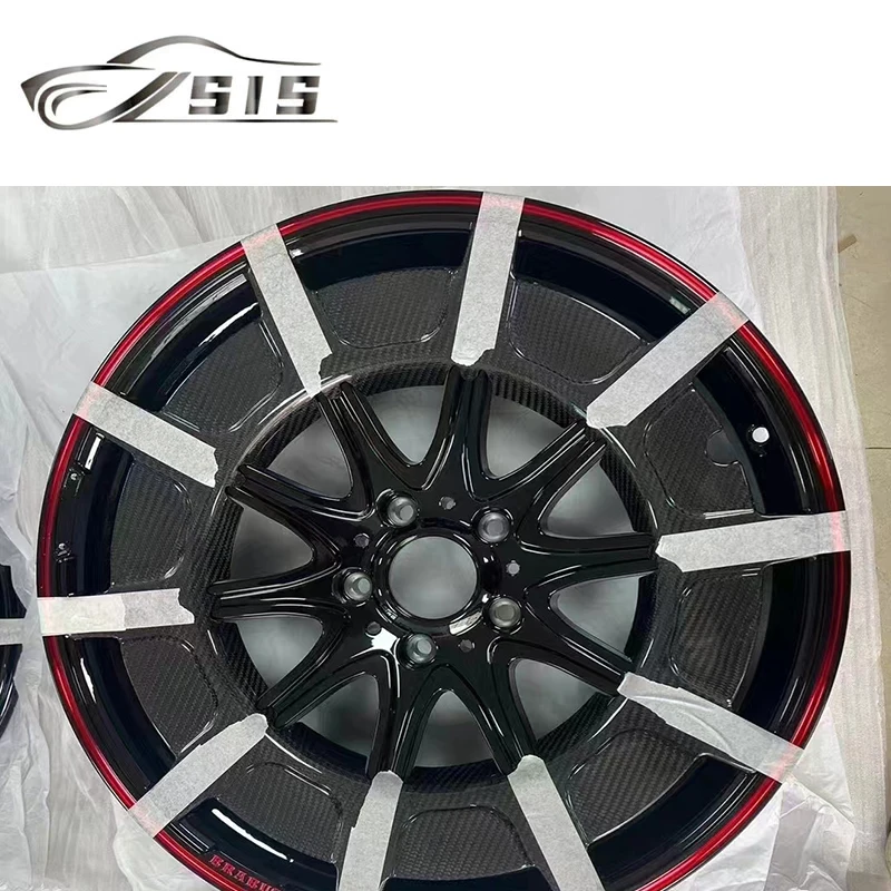 For G Class W464 W463 Wheels W463a Carbon Fiber Material Custom Hub to Map Custom 2122 23 24 Inch Wheels Hubs Car Auto Parts