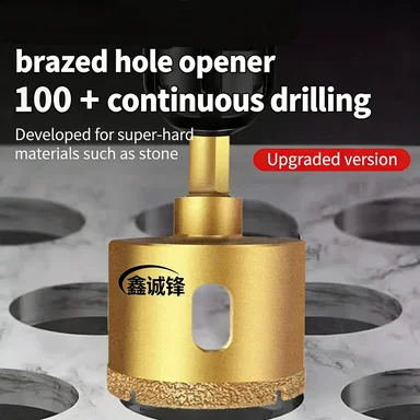 

Xinchengfeng ceramic tile punch hole opener marble drilling drill bit extended hardness dry punch all-ceramic hand electric dril