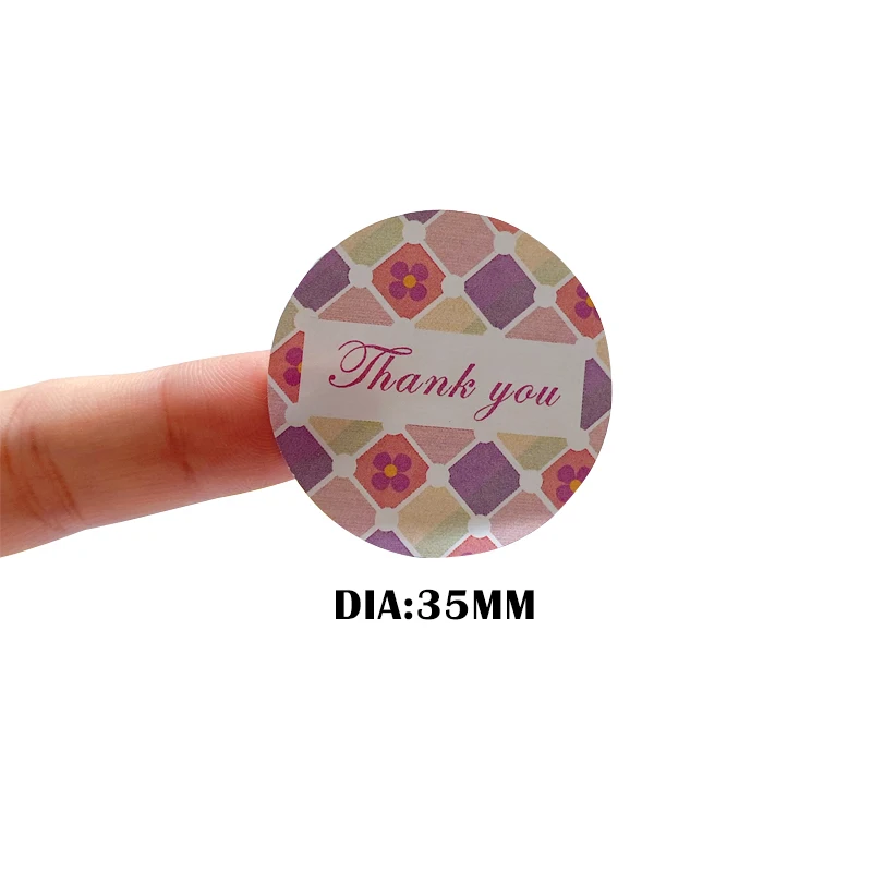 100 Stück Danke Weihnachten Briefpapier personalisierte DIY Vintage handgemachte Aufkleber Etikett Aufkleber Geschenk Kuchen Backen Versiegelung 35 mm