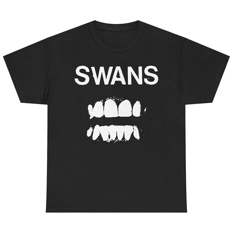 New 2026 Swans American Laboratory Rock Band 3D Printed Neutral T-shirt Shirt Retro Street Harajuku Top Men's Clothing