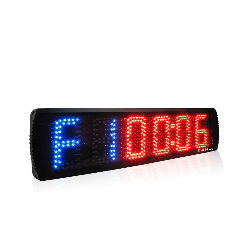 Large 5 Inch Portable Digital Gym Countdown Timer Multiple Training Mode Indoor Outdoor Workouts Interval Fitness Clock