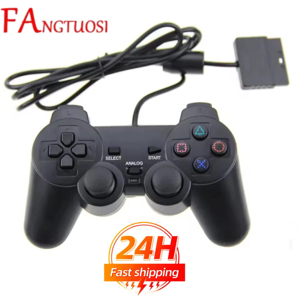 controle-com-fio-fangtuosi-para-ps2-joystick-de-jogo-com-vibracao-para-playstation-2