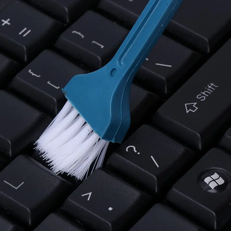 Mini Cleaning Brush with Handle Handheld Desktop Tool for Computer Keyboard Earphone Electronic Component Cleaner