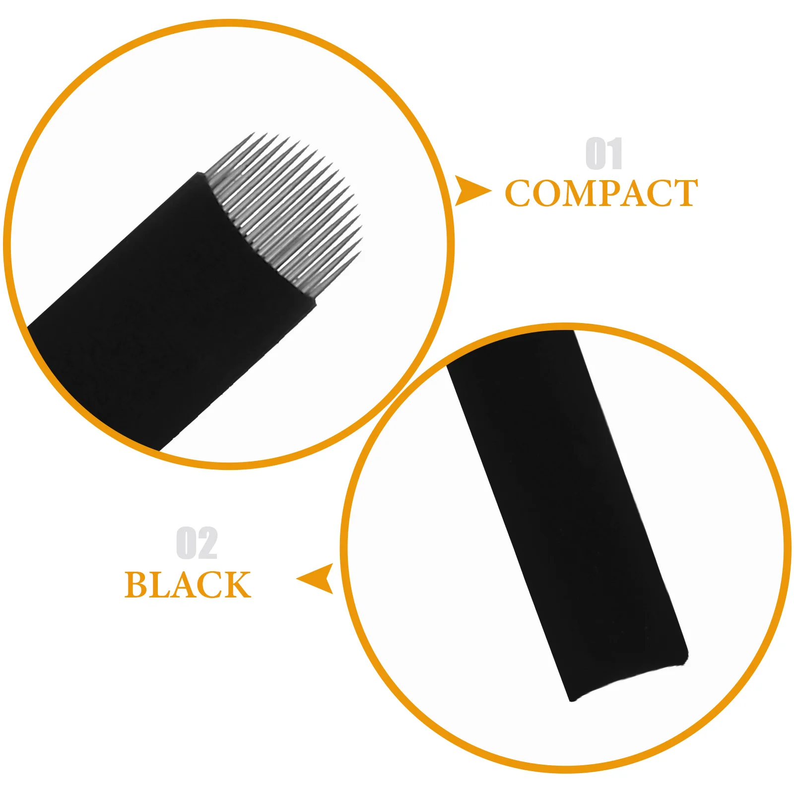 50 قطعة إبر الحاجب مسحوق المهنية دليل أدوات تظليل الحاجب للمبتدئين تكنولوجيا الضباب الوشم الحاجب #5