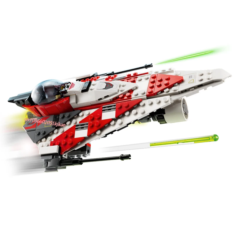 305PCS star battle Movie Jeded Delta-7 light interceptor Space fighter model DIY creative ideas Child Toy Puzzle Gift MOC-75388