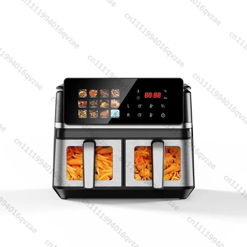 14L Air Fryer Household Commercial Pot Touch Key Smart Smoke Free Oven