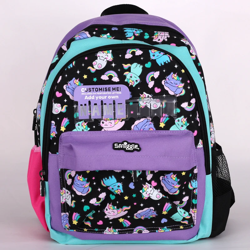 2024 Genuine Australia Smiggle Primary School Students Kawaii Medium Sized Ultra Light Backpack High Quality Bag Boys Girls Gift