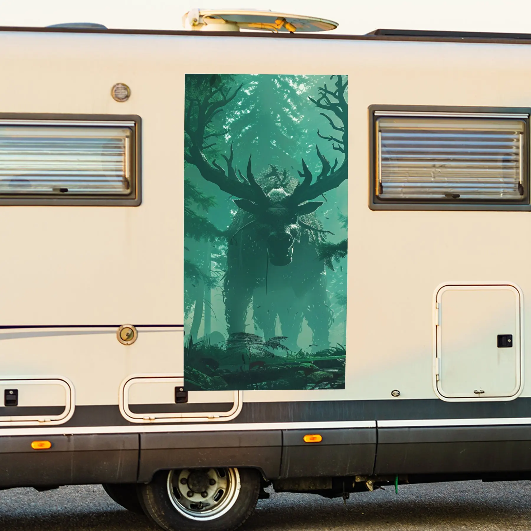 

Наклейка «Потерянный в лесу», виниловая наклейка для дома на колесах, двери автомобиля, водонепроницаемые самоклеящиеся виниловые наклейки, украшение, защита автомобиля