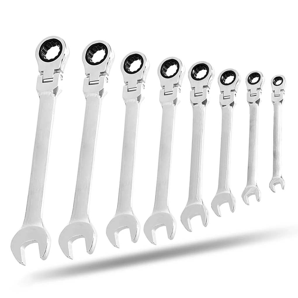 8 Pieces Wrenches Metric Spanners Woodworking DIY Craftsman Metal Portable Household Work Hand Tools 6-17mm