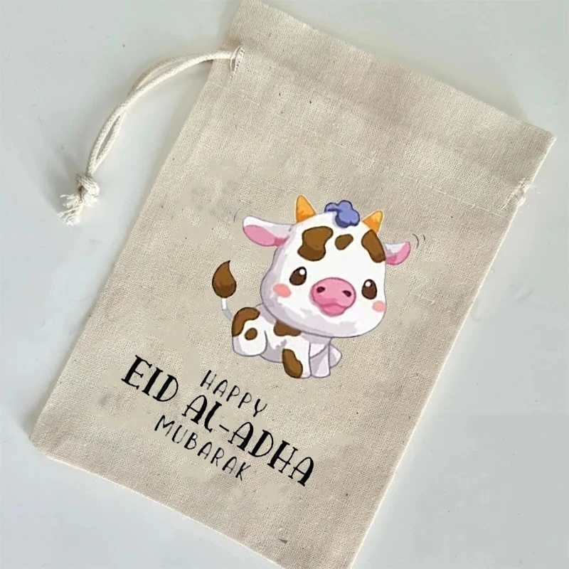 20pcs sheep cow Kaaba happy Eid Al Adha Mubarak kid boy girl money gift bags Muslim Islamic Eid Ul Adha Al-Adha decoration sign