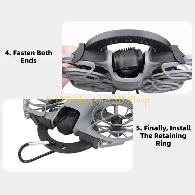 U13B Clip for NEO2 Backpack Integration Features Secure Lock to Prevent Movement Durability ABS Metal Space Saving