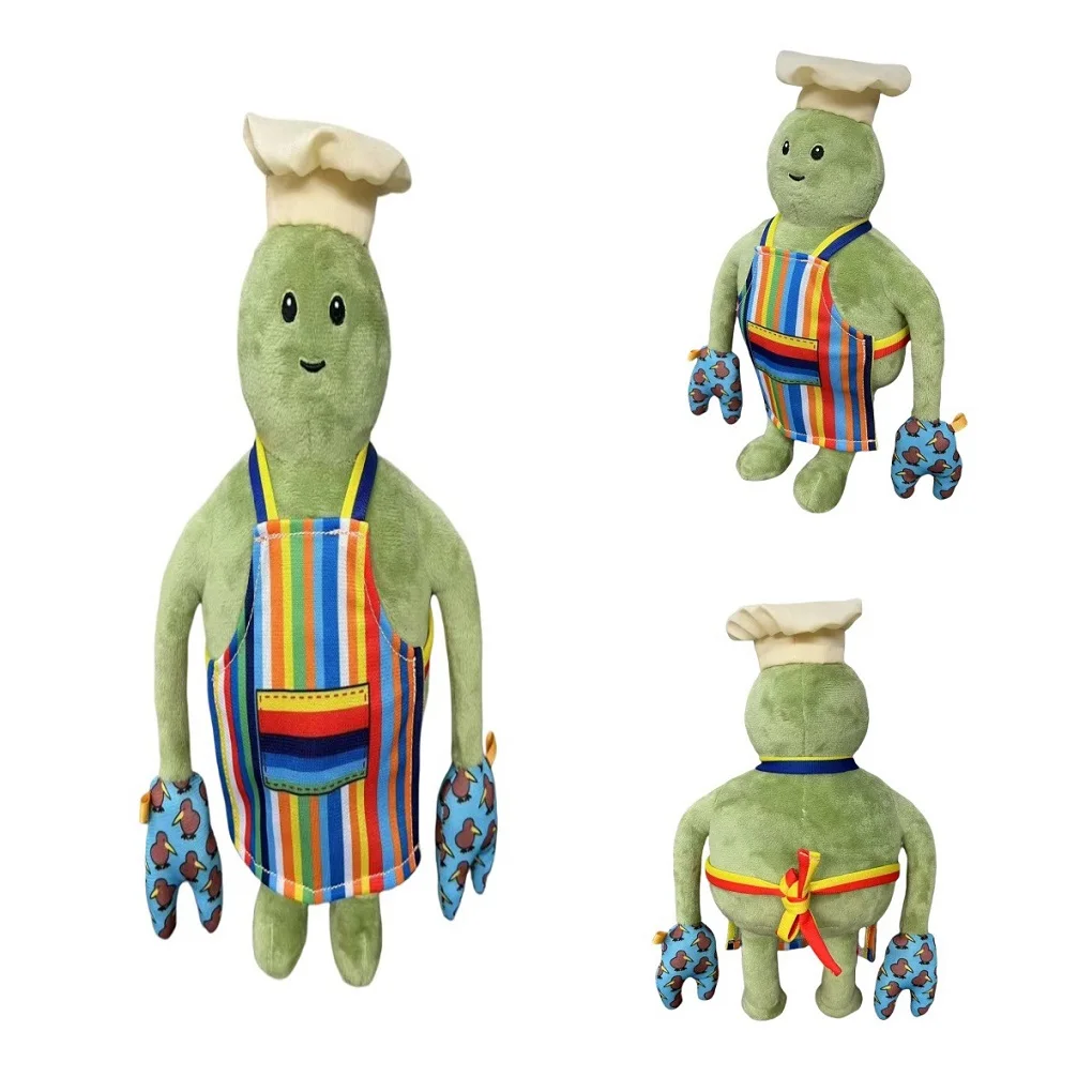 Nouveau petit Chef parlant en peluche poupée enfants poupée en peluche doux jouets en peluche pour enfants enfants cadeaux 28CM