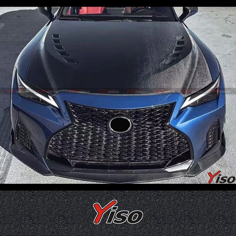 

Suitable for 2022-2024 is300 is350 is500 carbon fiber engine hood Modified encirclement open cover air intake