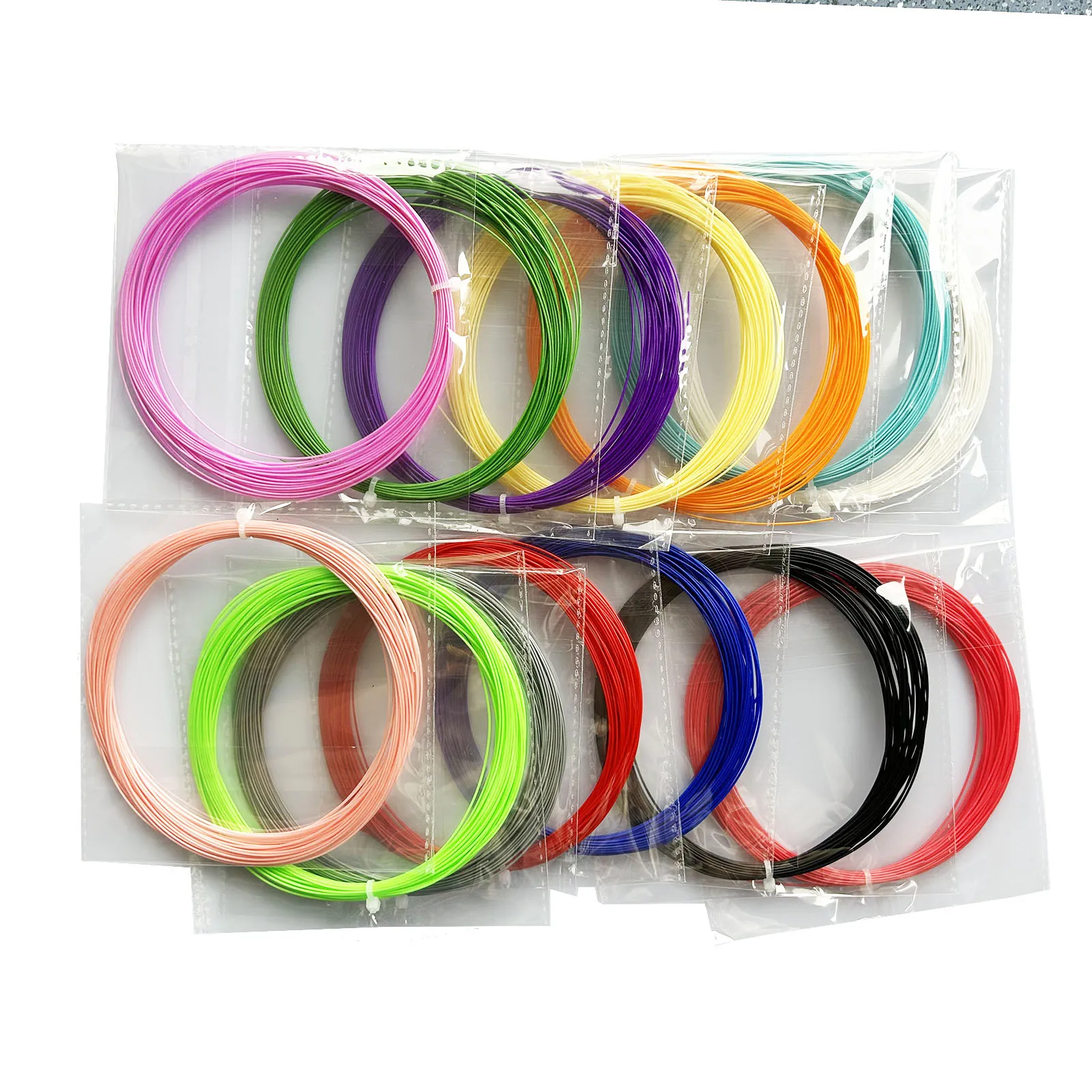 50pcs Wholesales Bulk Badminton String Training Badminton Strings Max Tension 46lbs