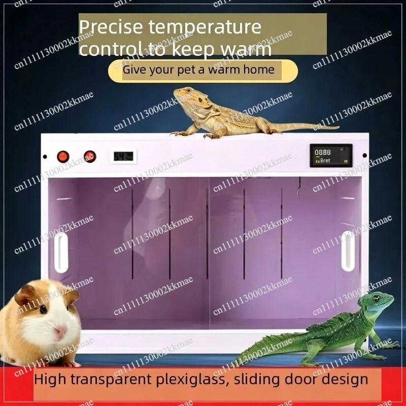 Smart Safe PVC Constant Temperature Reptile Box with Heat Retention for Bearded Dragon Lizards, Fire Resistant and Waterproof