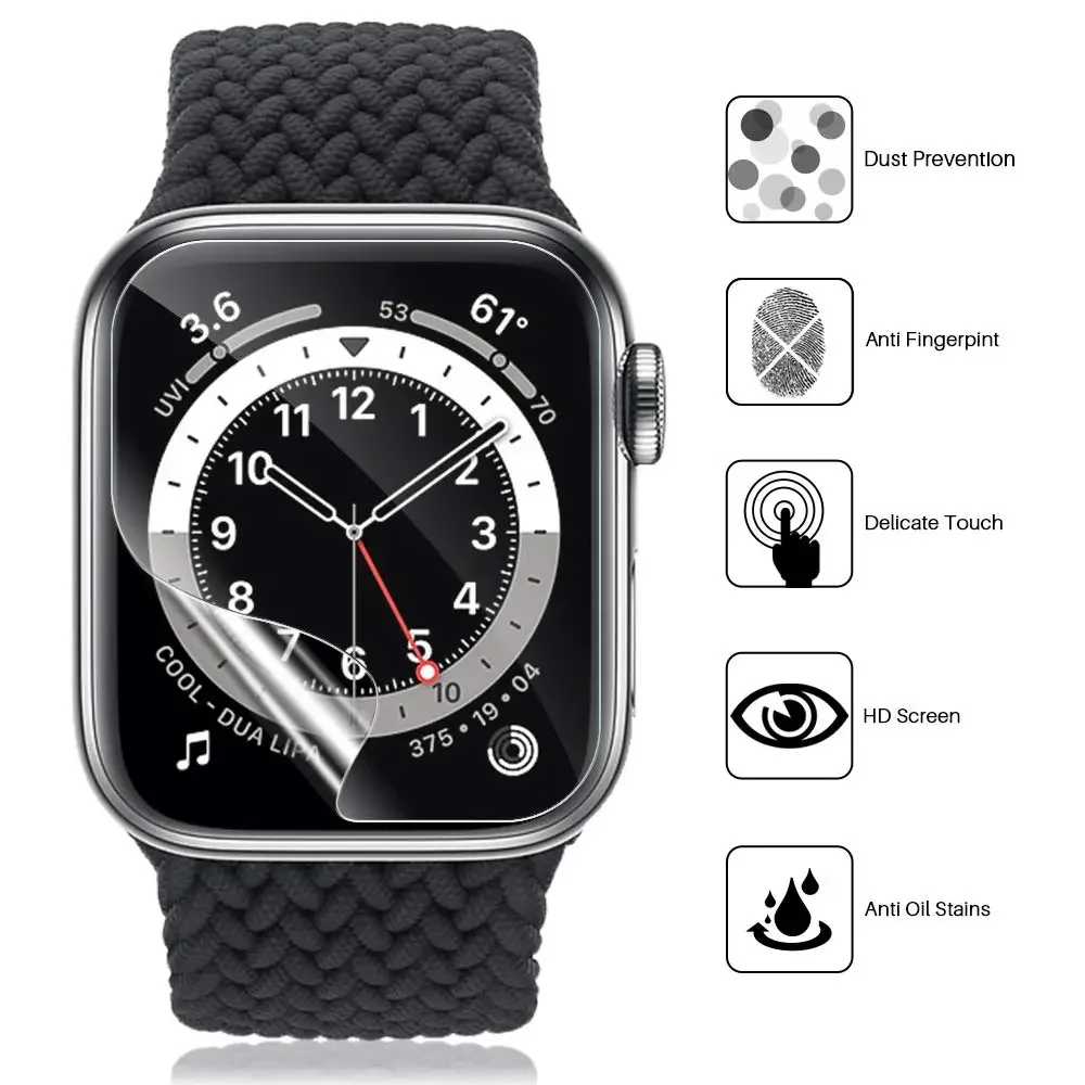 Apple için İzle Ultra 8 7 6 SE 5 4 3 2 1 aksesuarları iwatch 49mm 44mm 40mm 45mm 41mm 42mm 38 kapak Apple İzle ekran koruyucu