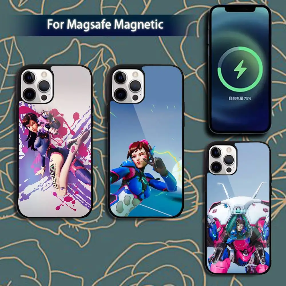 

OverwatchS D-Dva-S Phone Case For iPhone 17,16,15,14,13,12,11,Pro,Max,Plus,Mini,Magsafe,Magnetic Wireless Charging Case