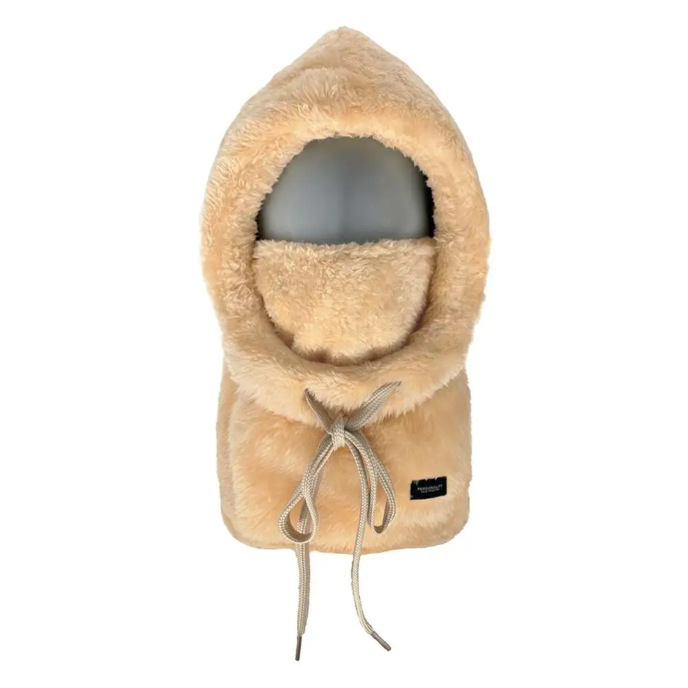 

Winter Warm Balaclava Thermal Windproof Ski Hood Motocycle Face Cover Polar Fleece Adjustable Cycling Neck Cover Full Face Mask