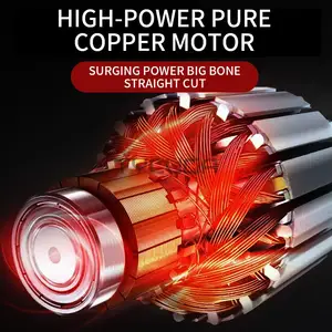 Elektrische Maschine, automatisch, 850 W, gefrorenes Fleisch-/Knochenschneider, kommerzieller Tischschnitt, Lamm/Fisch/Mark, Rindfleischrippen, Knochenmaschine 12 Hauptverkaufskürzung Fleischelekto - №5