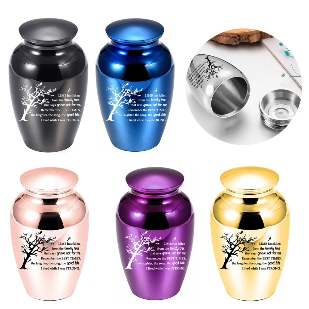 6 Color Mini Urns for Ashes Keepsake Small Cremation Keepsake Urns for Human/Pet Ashes, Memorial Sharing Urns for Family & Loved