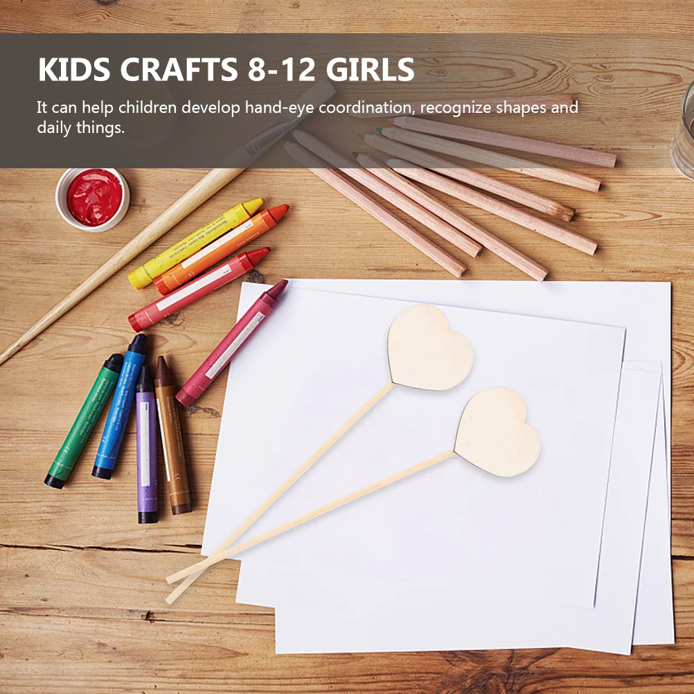 

12Pcs DIY Fairy Stick Creative Painting Craft Kit for Kids Birthday Party Decoration Hand Eye Coordination Coloring