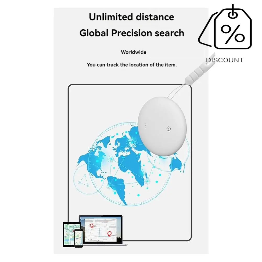 ABMF-Smart Air Tracker para Find My (IOS) Key Finder Item Locator para bagagem carteira bicicleta IP67 à prova d'água 32X32mm