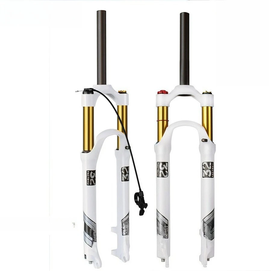 Tube mountain bike front fork soil slope 26 27.5 29 inch shock absorber 100-140MM stroke