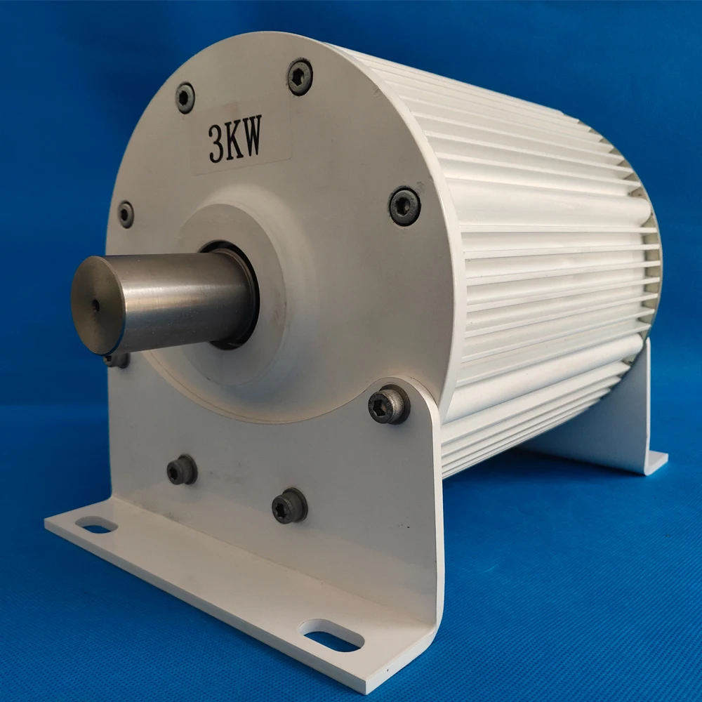 Imagem -04 - Gerador de Ímã Permanente de Baixa Velocidade 2kw50kw Real 48v 220v 380v Alternadores ac de Fases para Acionamento do Motor Turbina Eólica de Água