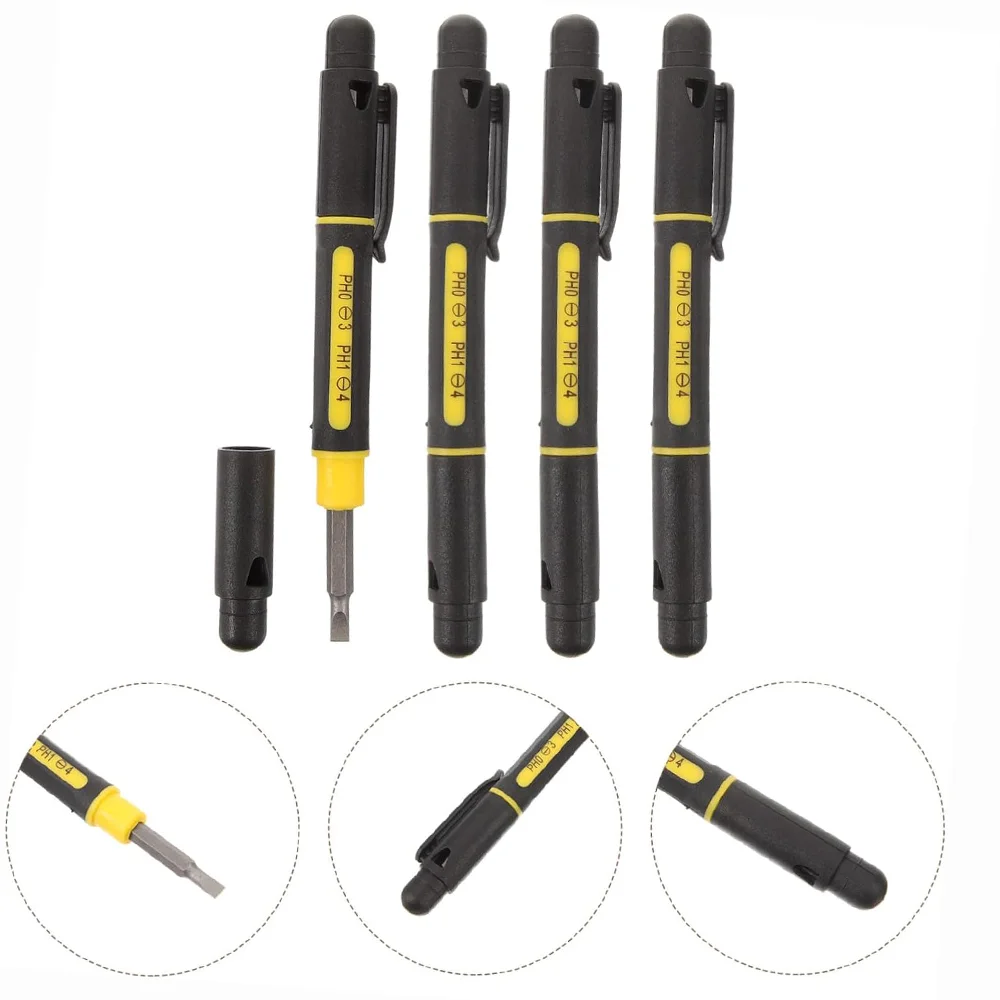 4 in 1 Mini Screwdriver Accessories Pocket Household Manual Installation Tools Home Outdoor Repair Supplies