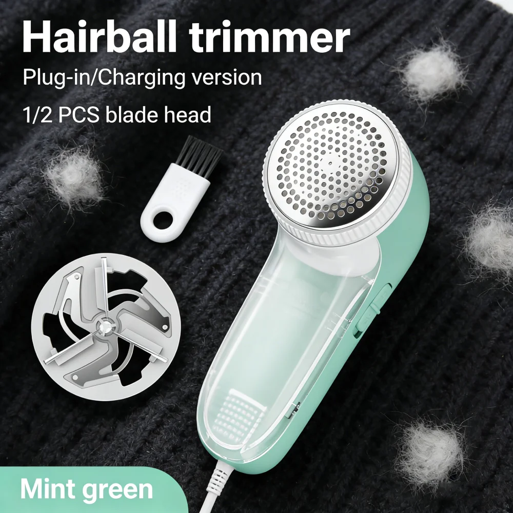 Vestiti Bobble Fluff Rasoio Plug in/Ricaricabile Portatile Levapelucchi 850mAh Fluff Levapelucchi per Maglioni Abbigliamento Tessuto