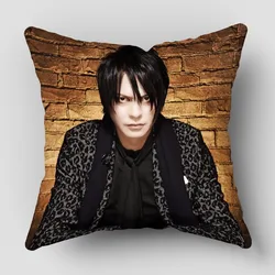 Atsushi Sakurai Pillow Covers 45x45cm Animals Snowman Printed Cushion Cover Winter Holiday Party Decorative Pillowcase for Couch