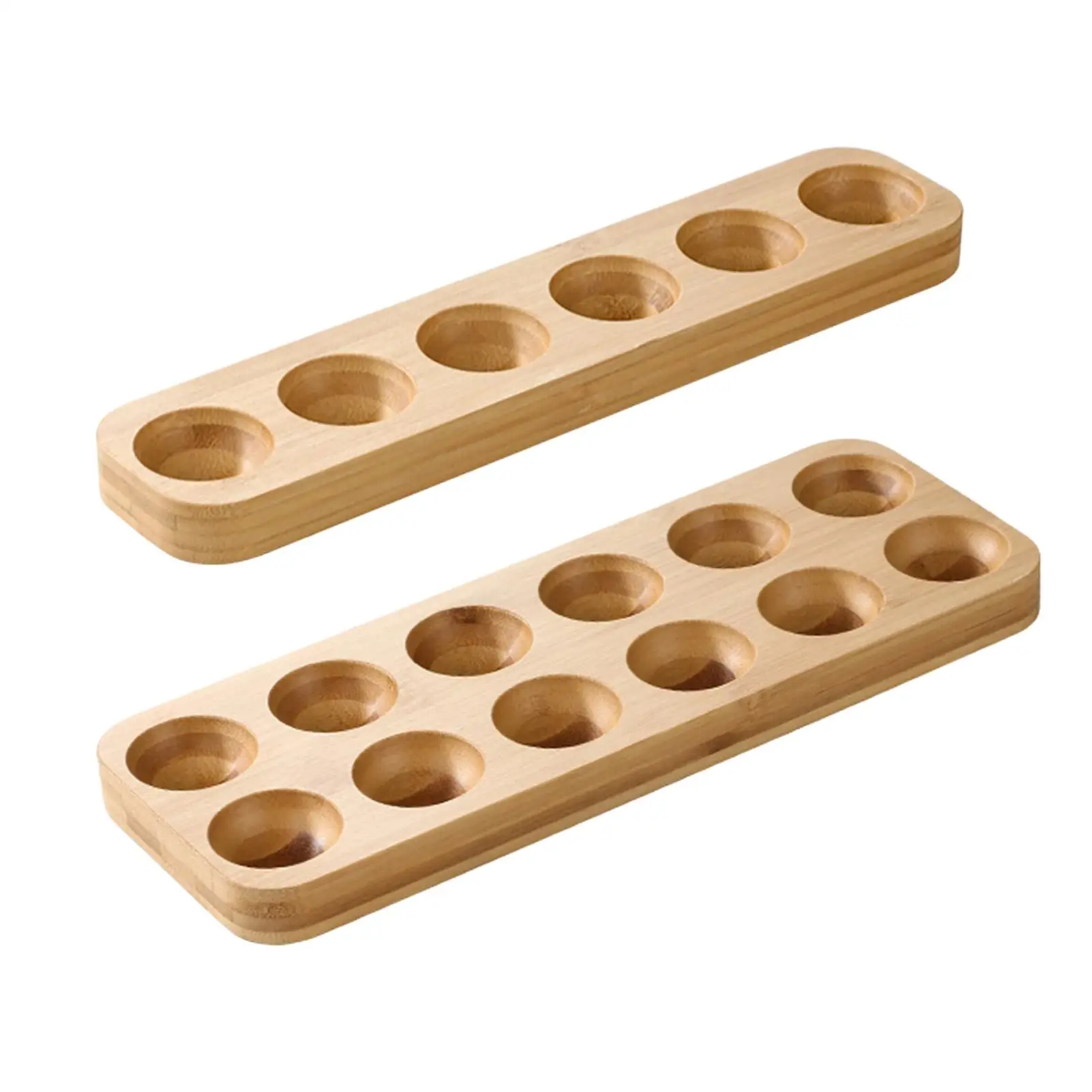 Wooden Egg Holder Egg Container Rack for Restaurants Kitchens Household