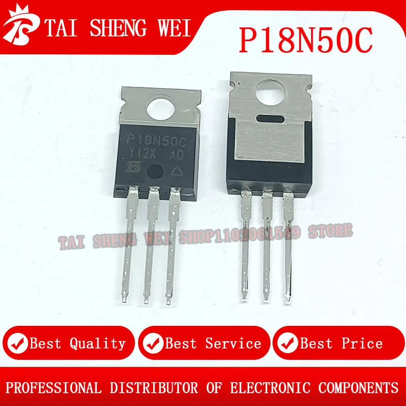 5pcs P18N50C SIHP18N50C TO-220 500V 18A New Original