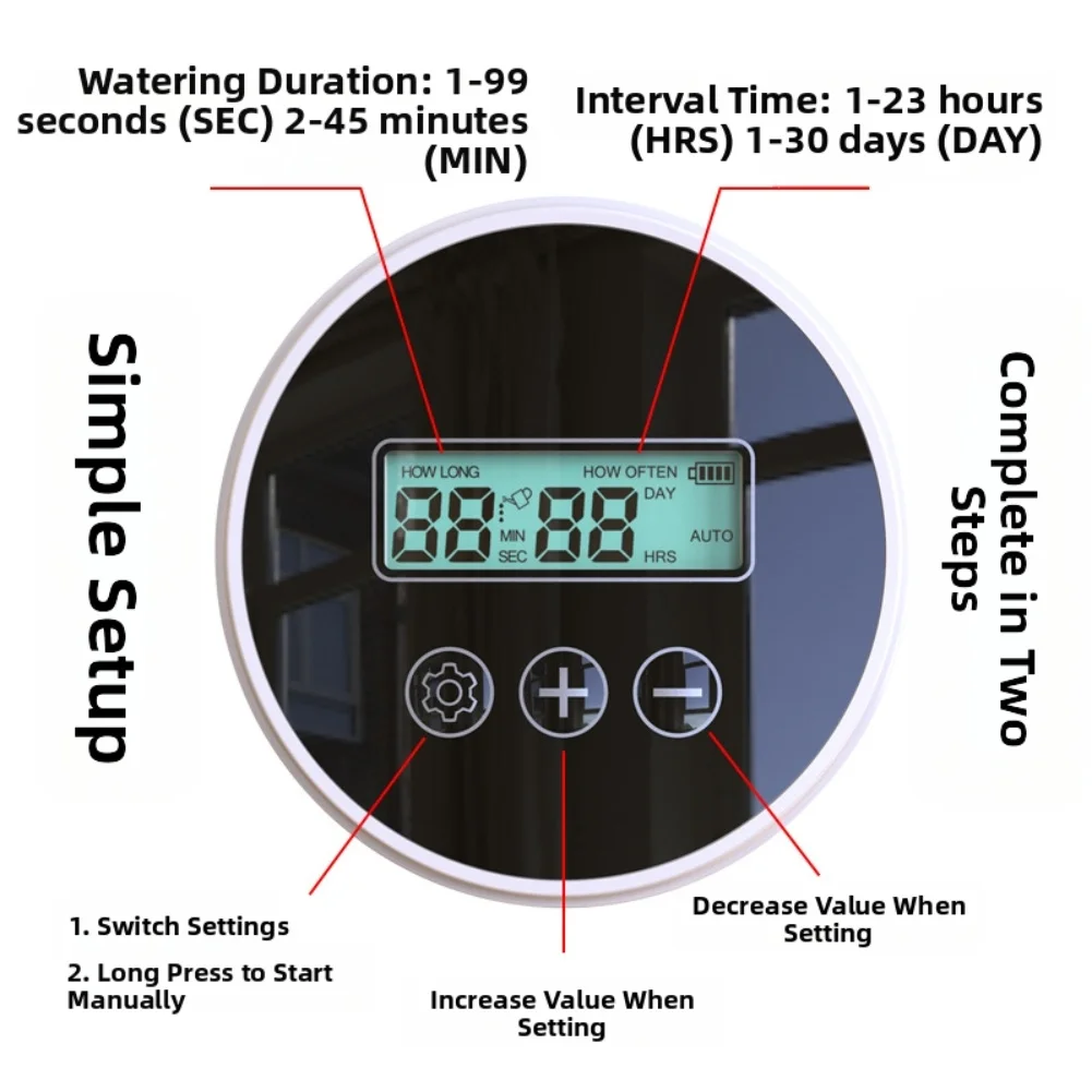 

Автоматизированная система орошения для ухода за растениями. Автоматическая поилка для растений. Расширяемая система орошения. Автоматическая система орошения. Эффективная подача воды.