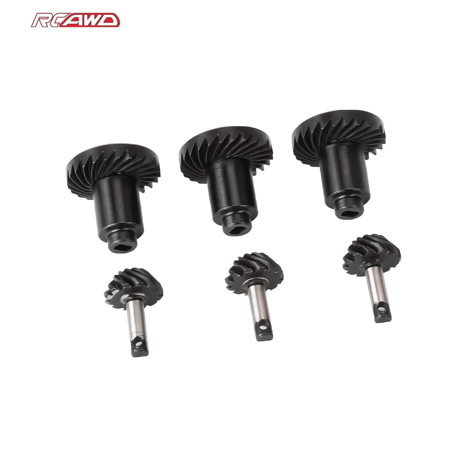 RCAWD 6pcs 24/12T Front and rear axle gears For 1/18 HOBBY PLUS HB CR-18P ARKTOS Upgrades Parts