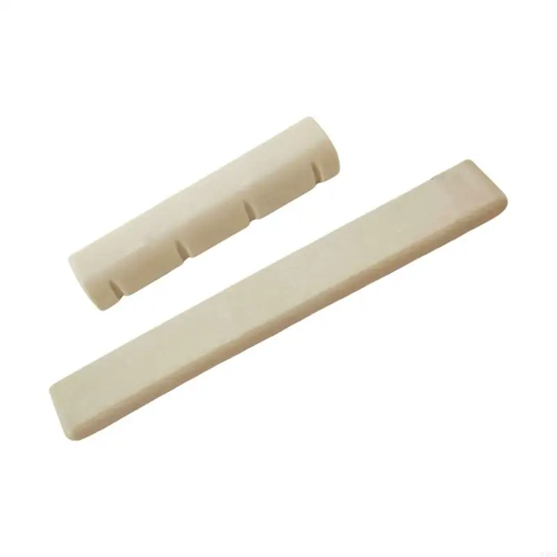 Guitar Bridge Saddles with Nut Acoustic Guitar Accessories Plastic Steel Texture for Right Handed 6 String Instruments - Image 2