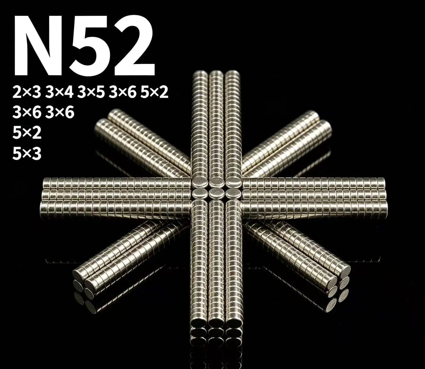 N35 2x2 3x2 3x4 3X5 3X6 5x2 5x3 Round Mini Standard office strong billboard Ebike Magnets Magnet Fridge DIY Tiny  Customised