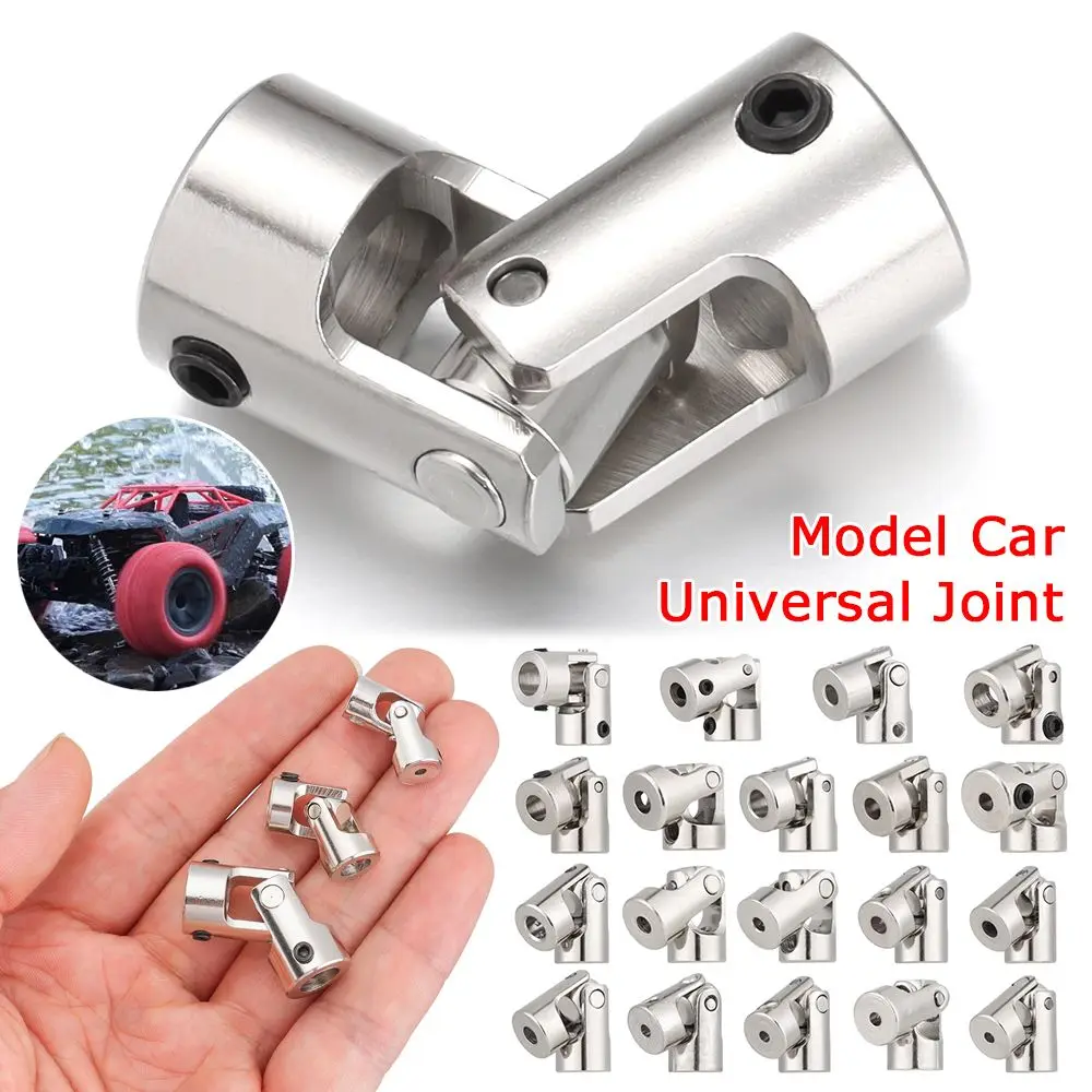 Rc Boat Car Metal Cardan Joint 2mm/2.3mm/3mm/3.175mm/4mm/5mm/6mm/8mm Gimbal Couplings Shaft Motor Connector Universal Joint