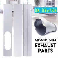 Kit de fenêtre portable avec adaptateur réglable, plaque market, pare-vent, connecteur de tube de tuyau d'accès, accessoires de climatiseur, le plus récent 1