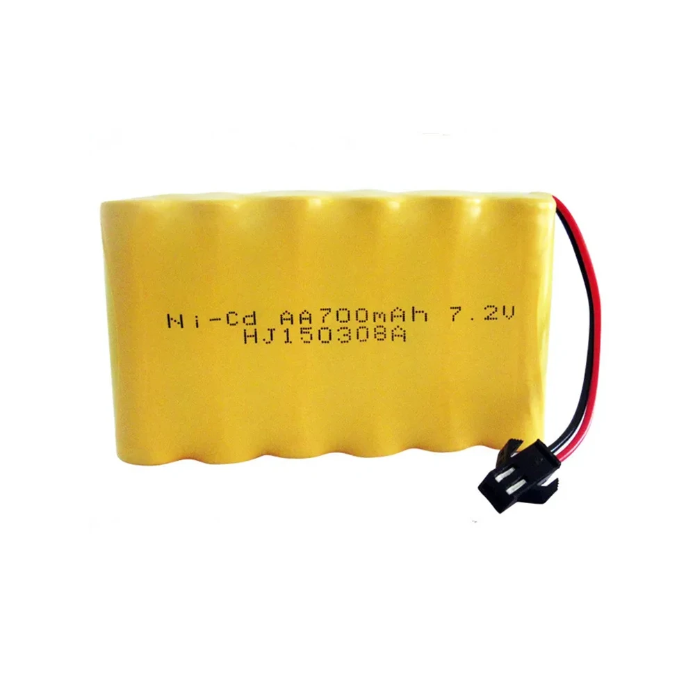 NiMH 4500mah 3500mah 3000mah 2800mah 2400mah 1400mah 700mah AA 7.2V NiCD Battery For RC Electric Toys Cars Truck Boat Gun Robot