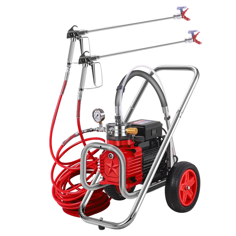 High Voltage Electric Airless Spray Gun Professional Latex Paint Coating Multi-functional Home Engineering Spraying Machine