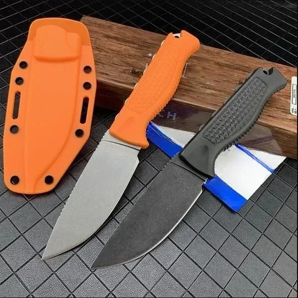 Steep Country Hunter BM 15006 Portable Fixed Knife CPM-S30V Blade Nylon Glass Fiber Santoprene Handle Tactical Outdoor EDC Tool