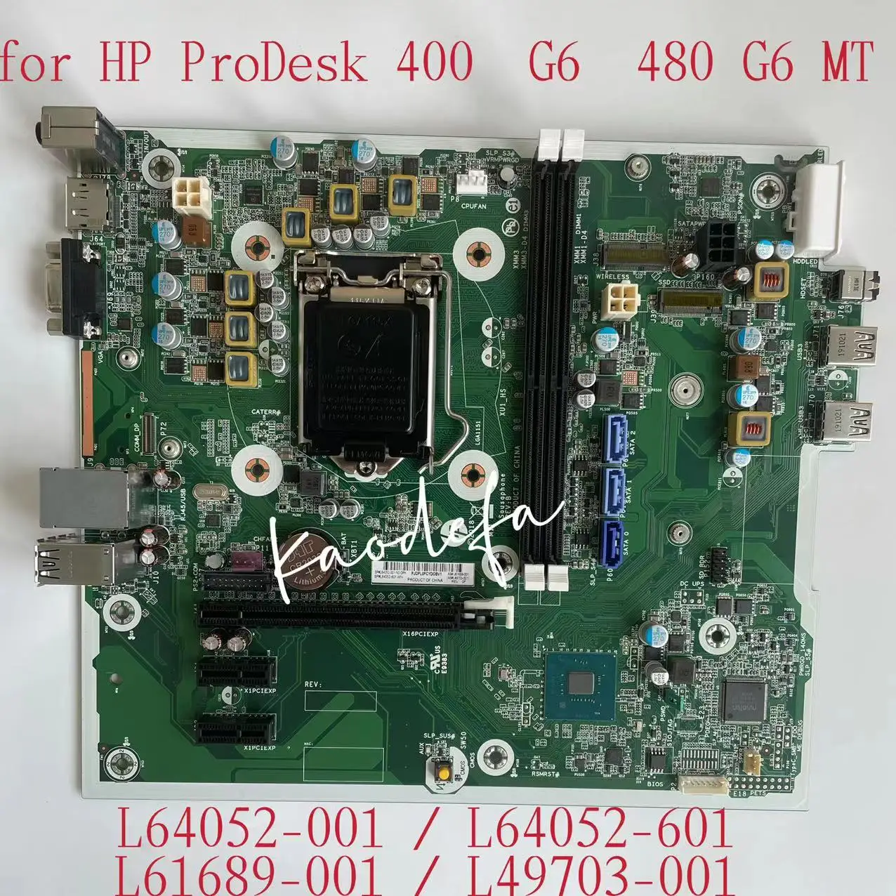 

For HP ProDesk 400 480 G6 MT SFF Desktop Motherboard L64052-601 L64052-001 L61689-001 L49703-001 100% Perfect Test OK